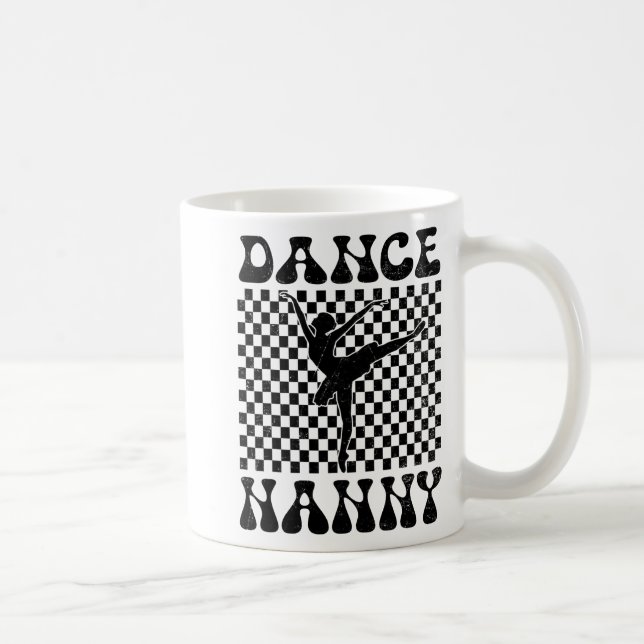 Caneca De Café Dia de as mães Dance Nanny Dance Lover (Direita)