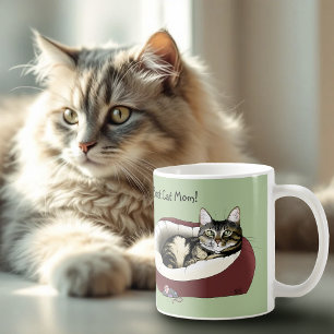 Caneca De Café Dia de as mães de Cat