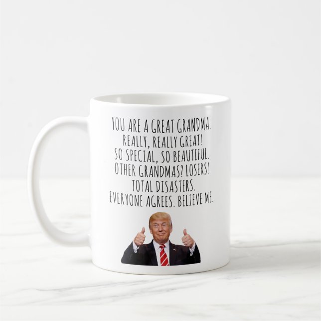 Caneca De Café Dia de as mães de presente Nana Avó Personalizada  (Esquerda)