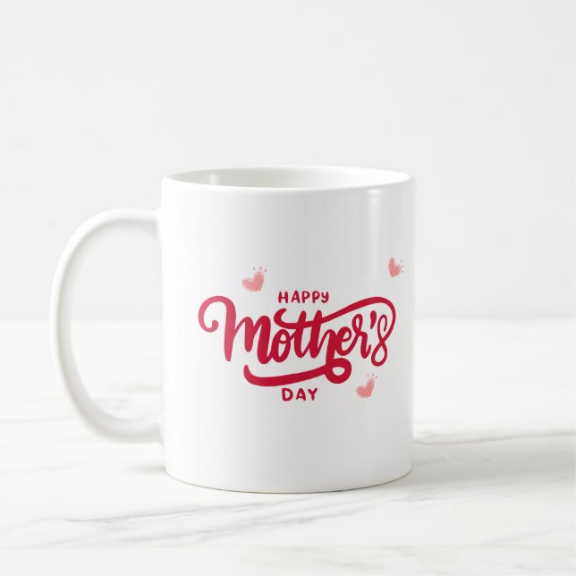 Caneca De Café Dia de as mães Feliz (Esquerda)