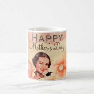 Caneca De Café Dia de as mães Feliz