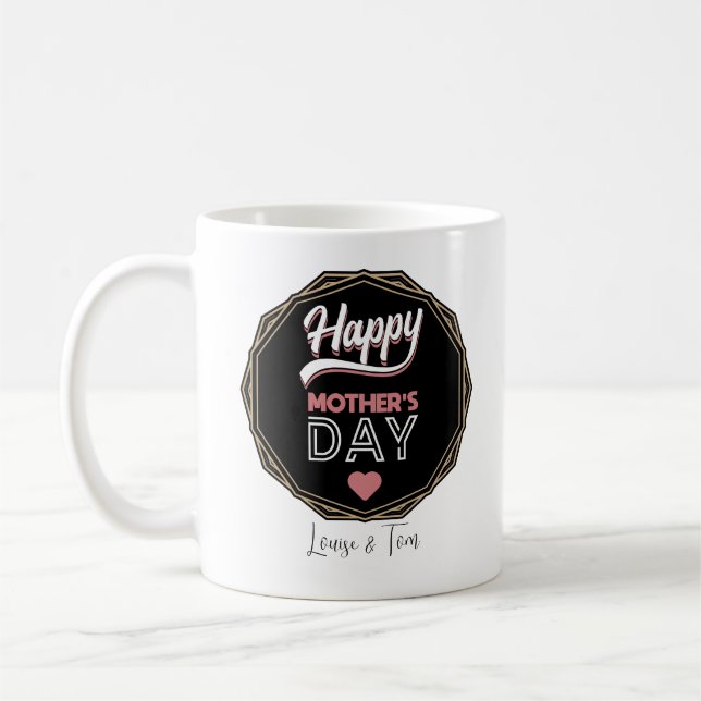 Caneca De Café Dia de as mães Feliz (Esquerda)