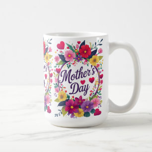 Caneca De Café Dia de as mães Feliz