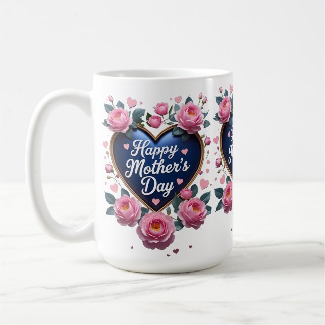 Caneca De Café Dia de as mães Feliz (Esquerda)