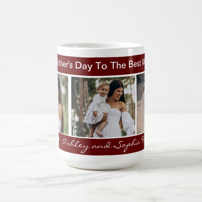 Caneca De Café Dia de as mães Feliz Coffee Mug (Centro)