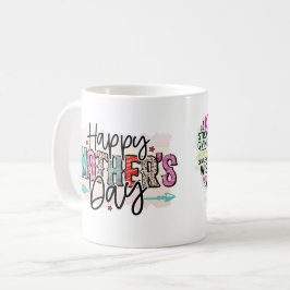 Caneca De Café Dia de as mães Feliz e Bonito para a mamãe