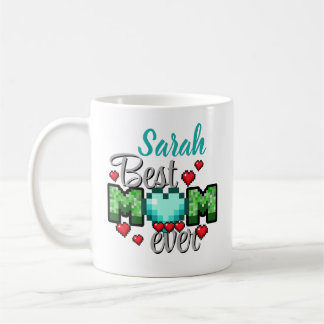 Caneca De Café Dia de as mães Minecraft Mug