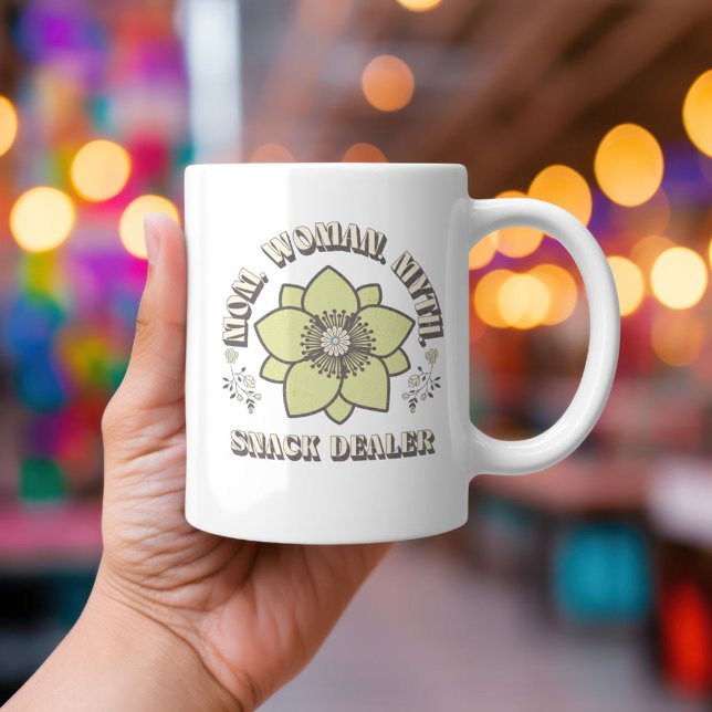 Caneca De Café Dia de as mães moderno feminina engraçado (Criador carregado)