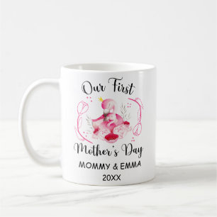 Caneca De Café Dia de as mães Personalizado 2021, Nomes Personal