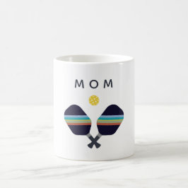 Caneca De Café Dia de as mães Pickleball Mãe Personalizado