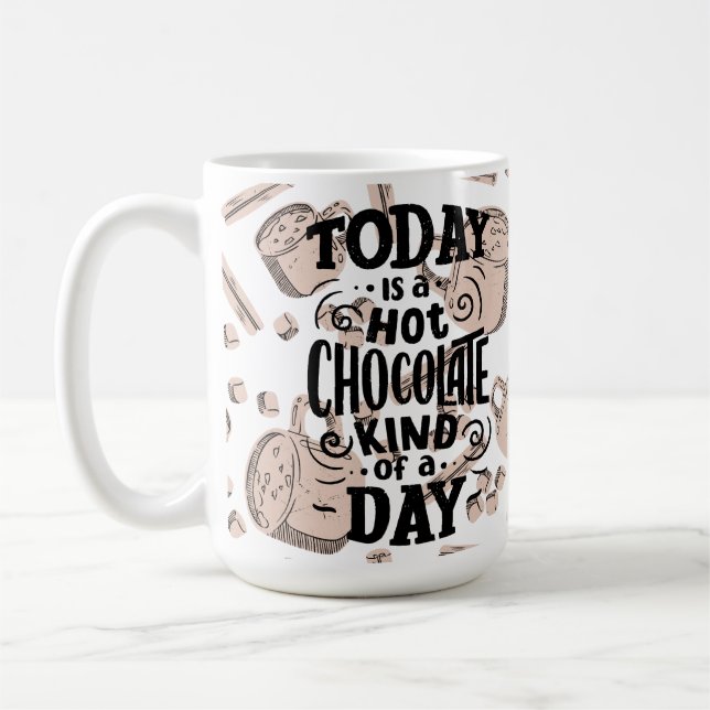 Caneca De Café Dia de Chocolate Quente (Esquerda)