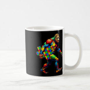 Caneca De Café Dia de conscientização sobre autismo do Pé Grande 