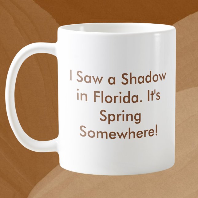 Caneca De Café Dia de Groundhog de Local Personalizado (Criador carregado)