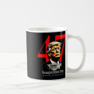 Caneca De Café Dia de Inauguração do Presidente Trump 2025