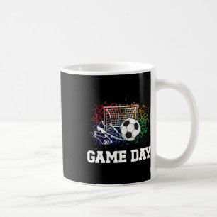 Caneca De Café Dia de Jogo de Futebol Gol Dia de Jogo de Futebol