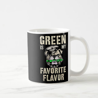 Caneca De Café Dia de jogo de guerra de sabor favorito verde bobo