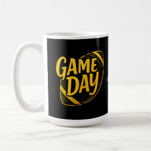 Caneca De Café Dia de Jogo Dia de Ação de Graças Design Perfe