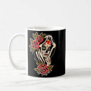 Caneca De Café Dia de La Catrina da Agência Governamental Tatuage