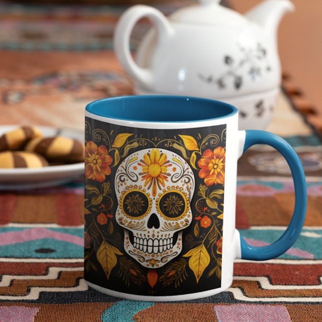 Caneca De Café Día de los Muertos 41 Mug (Día de los Muertos version 41 Mug
)