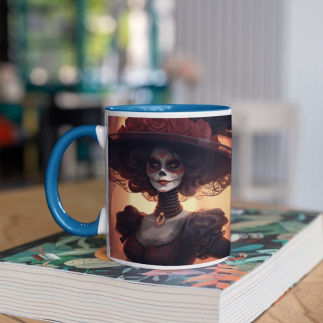 Caneca De Café Día de los Muertos 44 Mug (Día de los Muertos version 44 Mug
)