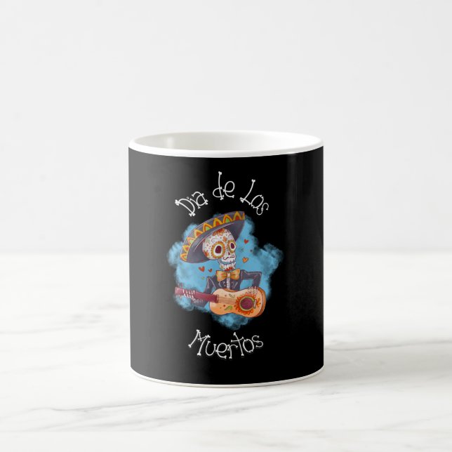 Caneca De Café Dia de los Muertos - Crânio de Açúcar (Centro)