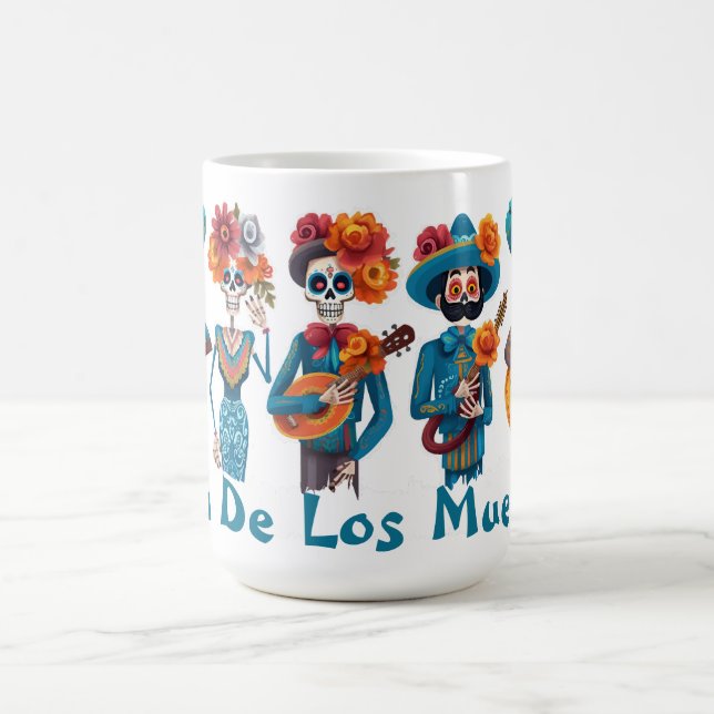 Caneca De Café Dia De Los Muertos Party (Centro)