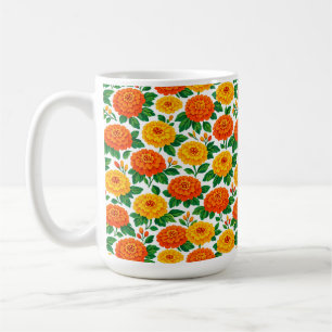 Caneca De Café Dia de Muertos, Festa de Marigold