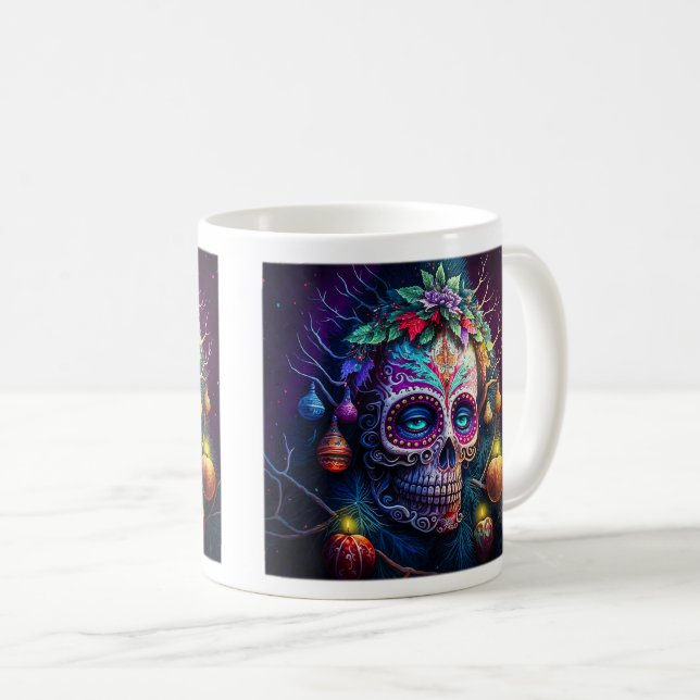 Caneca De Café Dia de Natal da Mug Clássica Morta, 11 oz (Frente Esquerda)