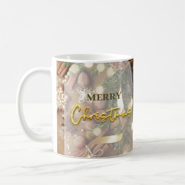 CANECA DE CAFÉ DIA DE NATAL DE FELIZ (Esquerda)