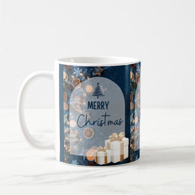 CANECA DE CAFÉ DIA DE NATAL DE FELIZ (Esquerda)