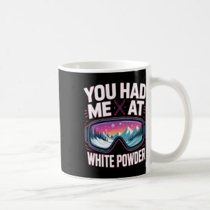Caneca De Café Dia de Neve para Homens e Mulheres. Esqui Divertid