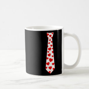 Caneca De Café Dia de os namorados Adorava Corações Amarradas Men