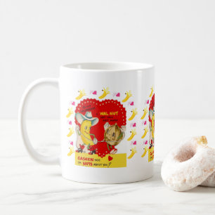 Caneca De Café Dia de os namorados Banana Cashew Mugs