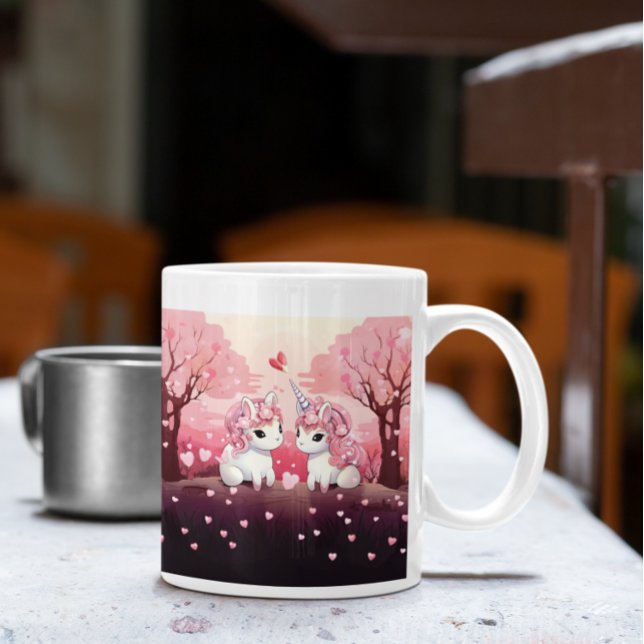 Caneca De Café Dia de os namorados bonito e engraçado para crianç (Cute and Funny Valentine's Day for Kids 47 Mug
)