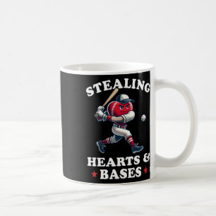 Caneca De Café Dia de os namorados Boys Baseball Player Roubando