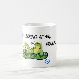 Caneca De Café Dia de os namorados Engraçado Sapo Beijo