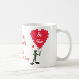 Caneca De Café Dia de os namorados fofo personalizado