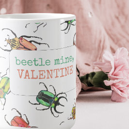 Caneca De Café Dia de os namorados Love Insetos