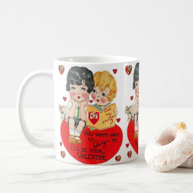 Caneca De Café Dia de os namorados Mug (Com Donut)
