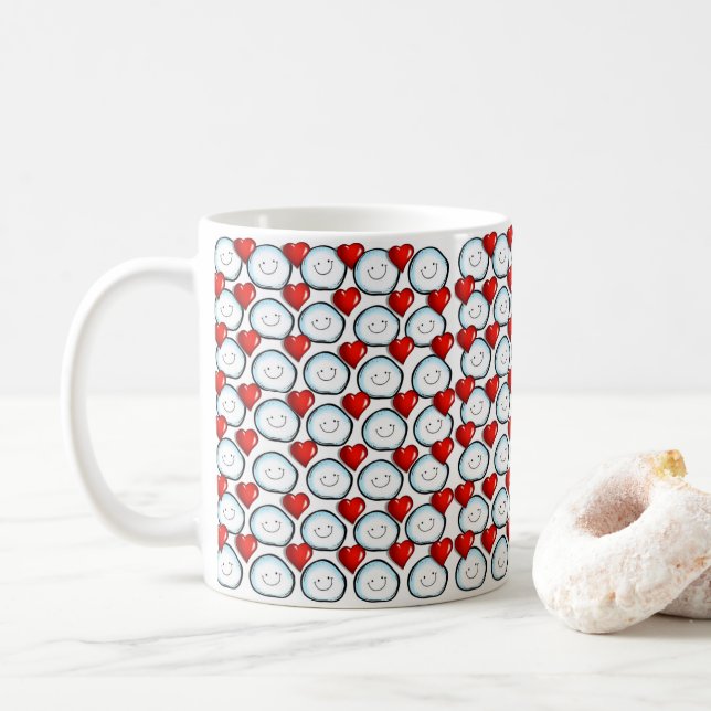 Caneca De Café Dia de os namorados Mug (Com Donut)