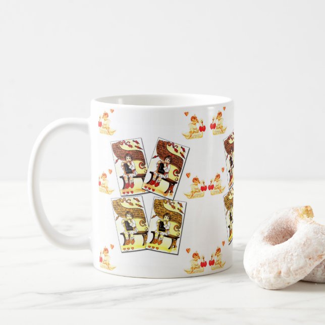 Caneca De Café Dia de os namorados Mug (Com Donut)