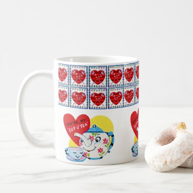 Caneca De Café Dia de os namorados Mug (Com Donut)