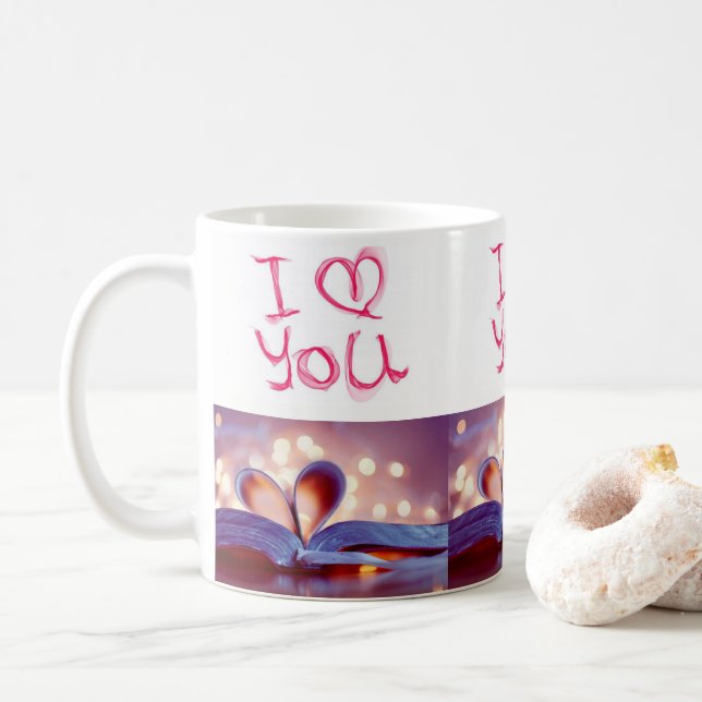 Caneca De Café Dia de os namorados Mug (Com Donut)
