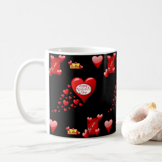 Caneca De Café Dia de os namorados Mug (Com Donut)