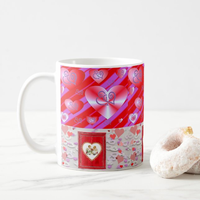 Caneca De Café Dia de os namorados Mug (Com Donut)