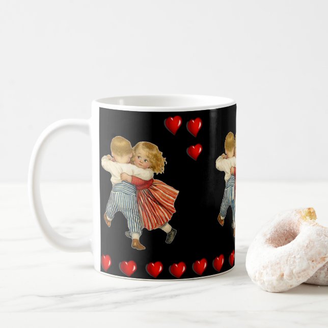 Caneca De Café Dia de os namorados Mug (Com Donut)