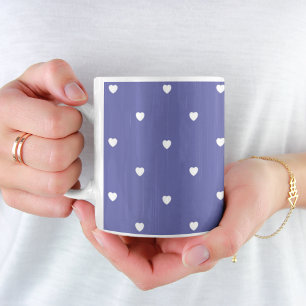 Caneca De Café Dia de os namorados Muito Peri - Padrão Cardíaco