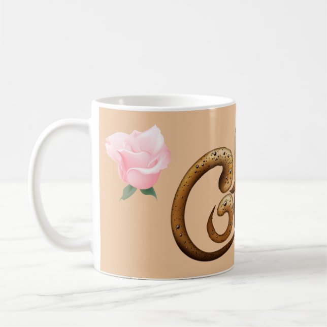 Caneca De Café Dia de os namorados rosa (Esquerda)