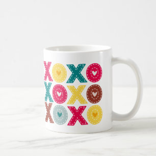 Caneca De Café Dia de os namorados XOXO