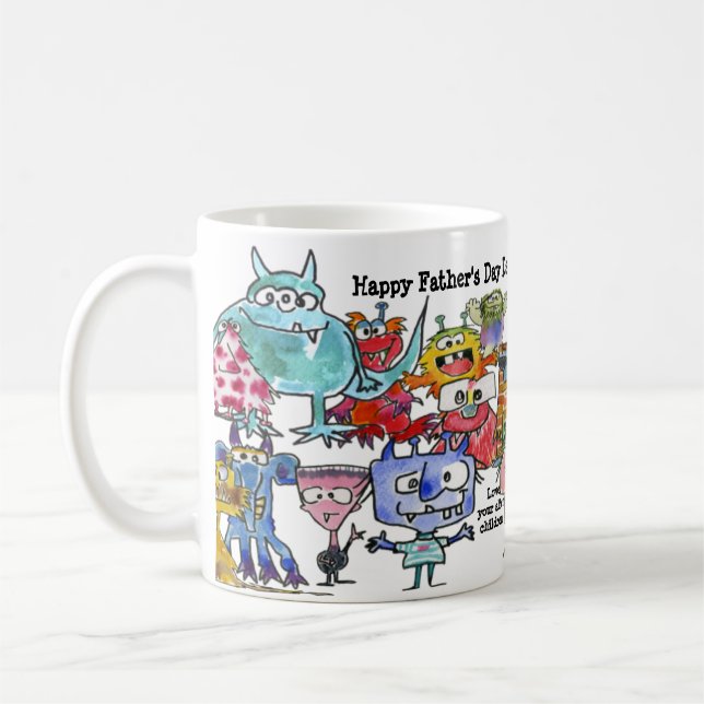 Caneca De Café Dia de os pais Alienígena (Esquerda)